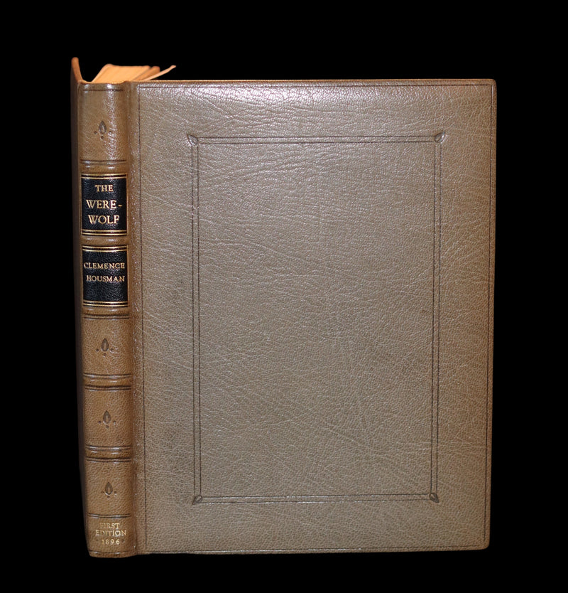 1896 Rare 1stED Book on Werewolves - THE WERE-WOLF written by Clemence Housman & Illustrated by Laurence Houseman.
