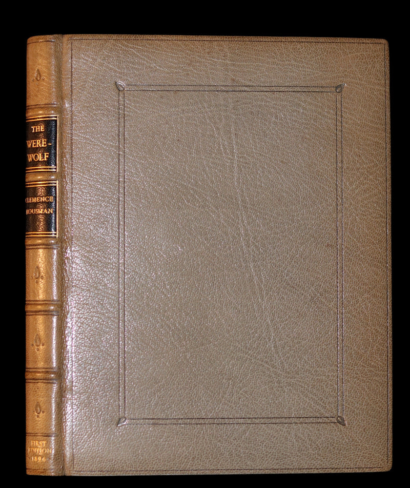 1896 Rare 1stED Book on Werewolves - THE WERE-WOLF written by Clemence Housman & Illustrated by Laurence Houseman.