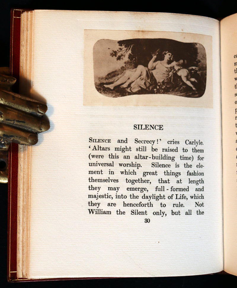 1912 Rare Illustrated Edition bound by Sangorski - The INNER BEAUTY - Spiritual essays by Maurice Maeterlinck.