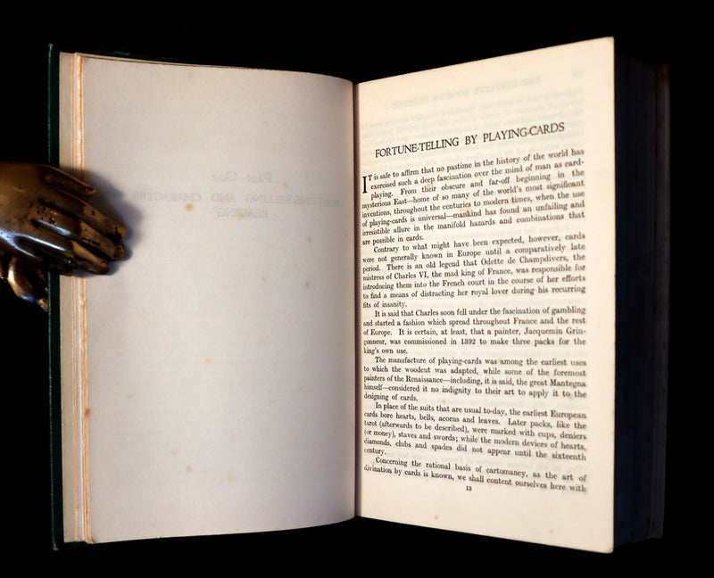1930 Scarce Book - The Complete Book of Fortune A Comprehensive Survey Of The Occult Sciences & Other Methods Of Divination.