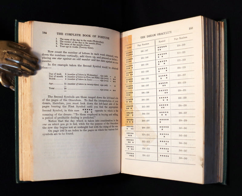 1930 Scarce Book - The Complete Book of Fortune A Comprehensive Survey Of The Occult Sciences & Other Methods Of Divination.