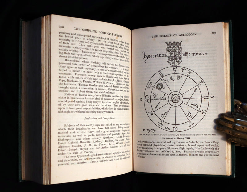 1930 Scarce Book - The Complete Book of Fortune A Comprehensive Survey Of The Occult Sciences & Other Methods Of Divination.