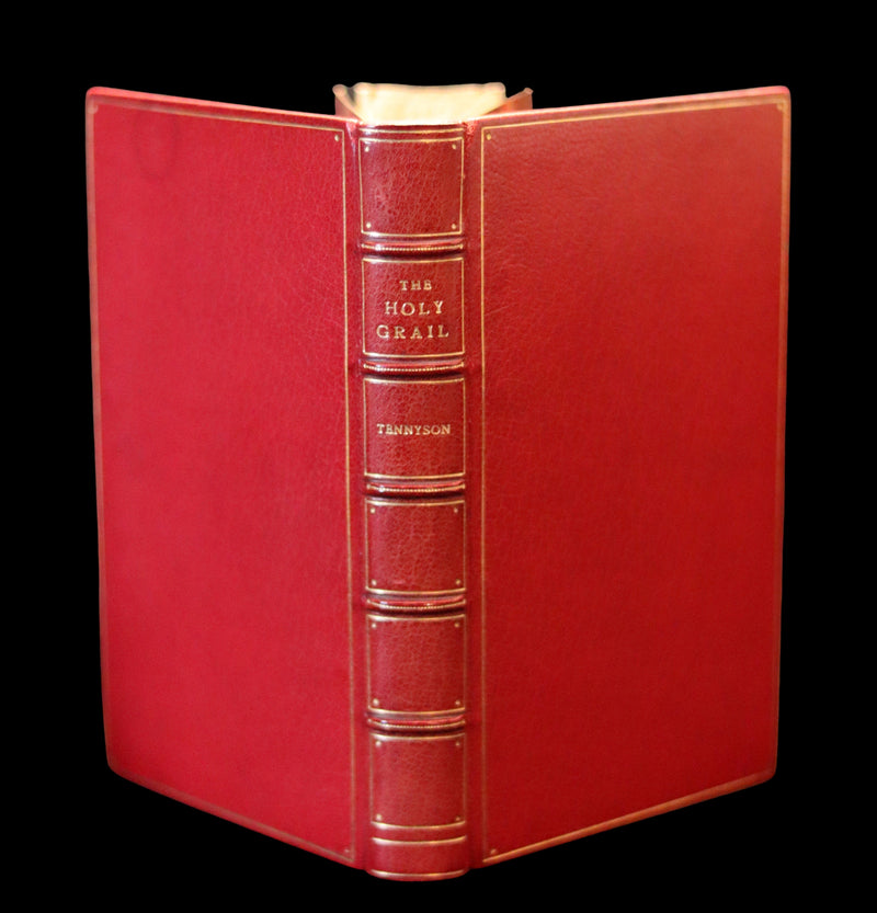 1870 1stED Zaehnsdorf Binding - Legend of King Arthur - The Holy Grail by Alfred Tennyson.