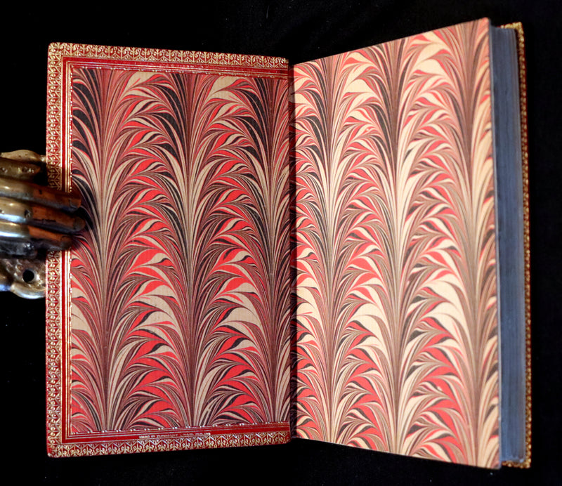 1870 1stED Zaehnsdorf Binding - Legend of King Arthur - The Holy Grail by Alfred Tennyson.