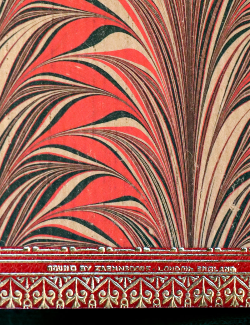 1870 1stED Zaehnsdorf Binding - Legend of King Arthur - The Holy Grail by Alfred Tennyson.