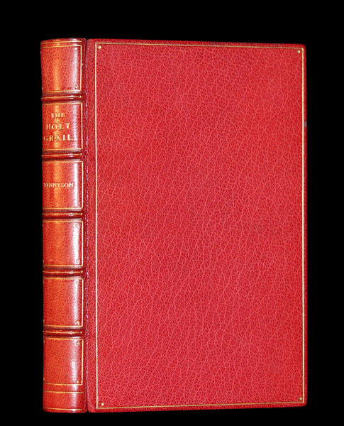 1870 1stED Zaehnsdorf Binding - Legend of King Arthur - The Holy Grail by Alfred Tennyson.