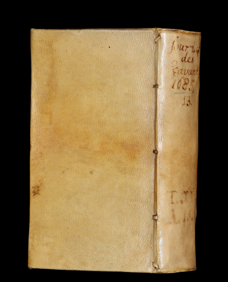 1686 Scarce French Book - Scientists' Journal for year 1685 - Lunar Eclipse & various subjects