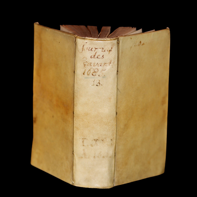 1686 Scarce French Book - Scientists' Journal for year 1685 - Lunar Eclipse & various subjects