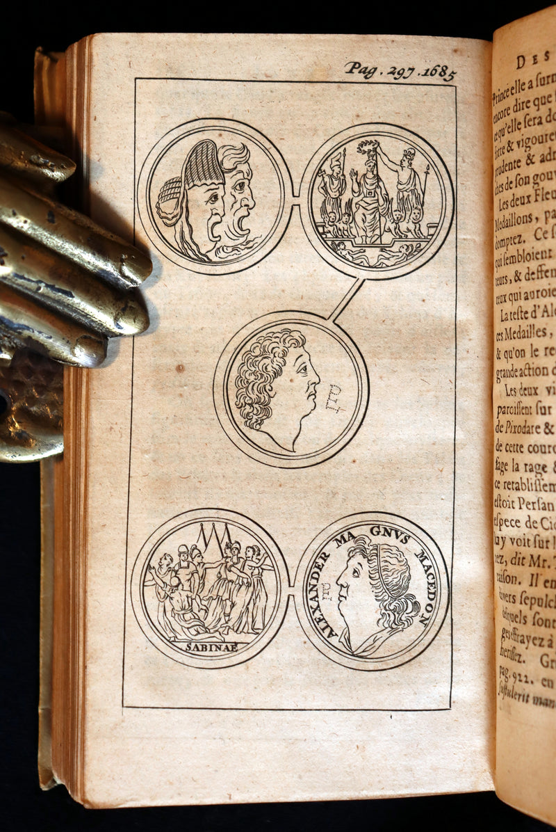 1686 Scarce French Book - Scientists' Journal for year 1685 - Lunar Eclipse & various subjects