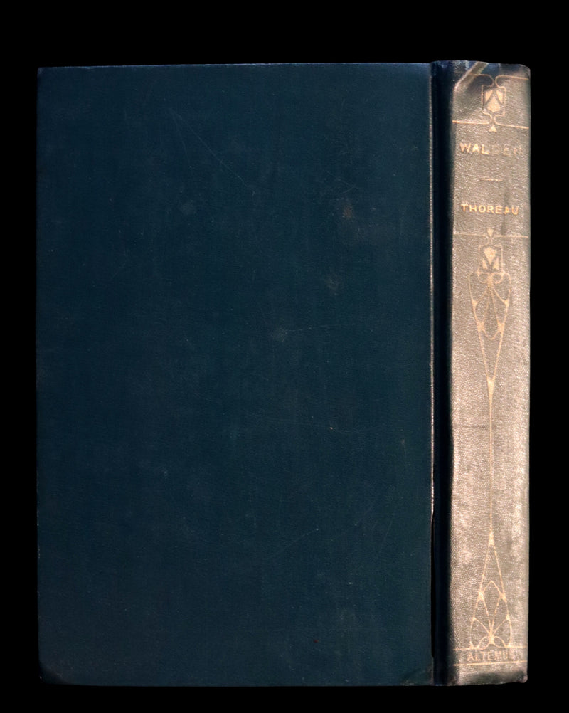 1899 Scarce Victorian Book - WALDEN or Life in the Woods by Henry David Thoreau.