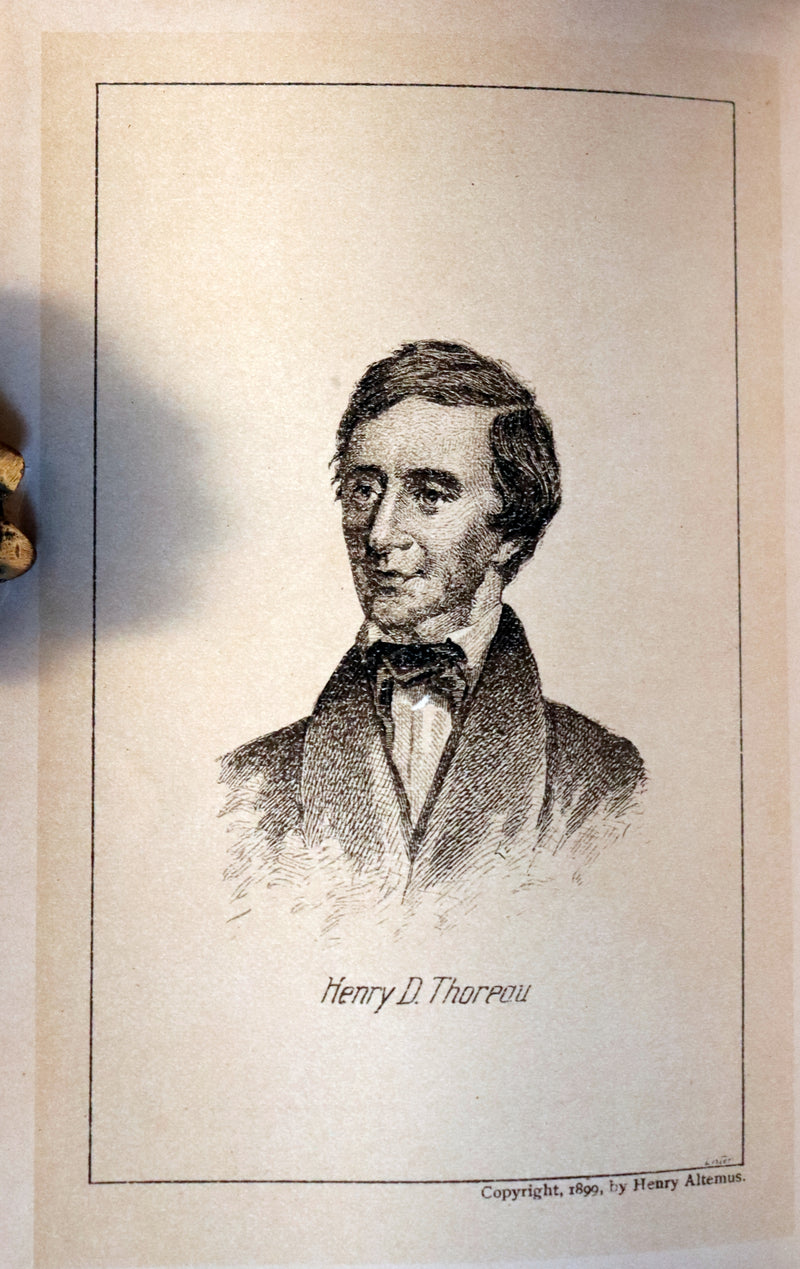 1899 Scarce Victorian Book - WALDEN or Life in the Woods by Henry David Thoreau.