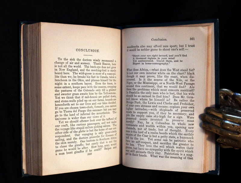 1899 Scarce Victorian Book - WALDEN or Life in the Woods by Henry David Thoreau.