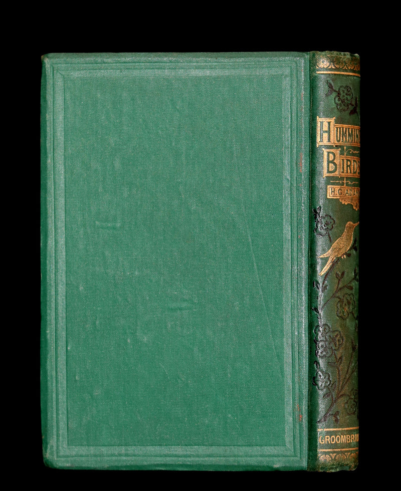 1856 Scarce Ornithology Book ~ HUMMING BIRDS described & Color Illustrated. By Henry Gardiner Adams.