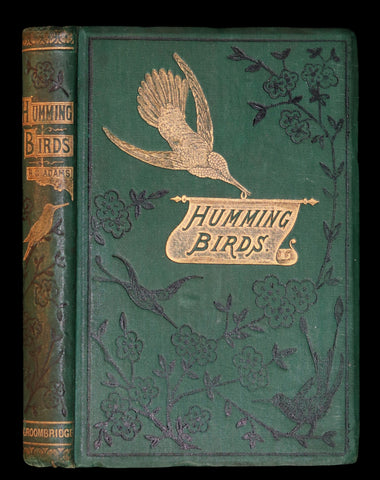 1856 Scarce Ornithology Book ~ HUMMING BIRDS described & Color Illustrated. By Henry Gardiner Adams.