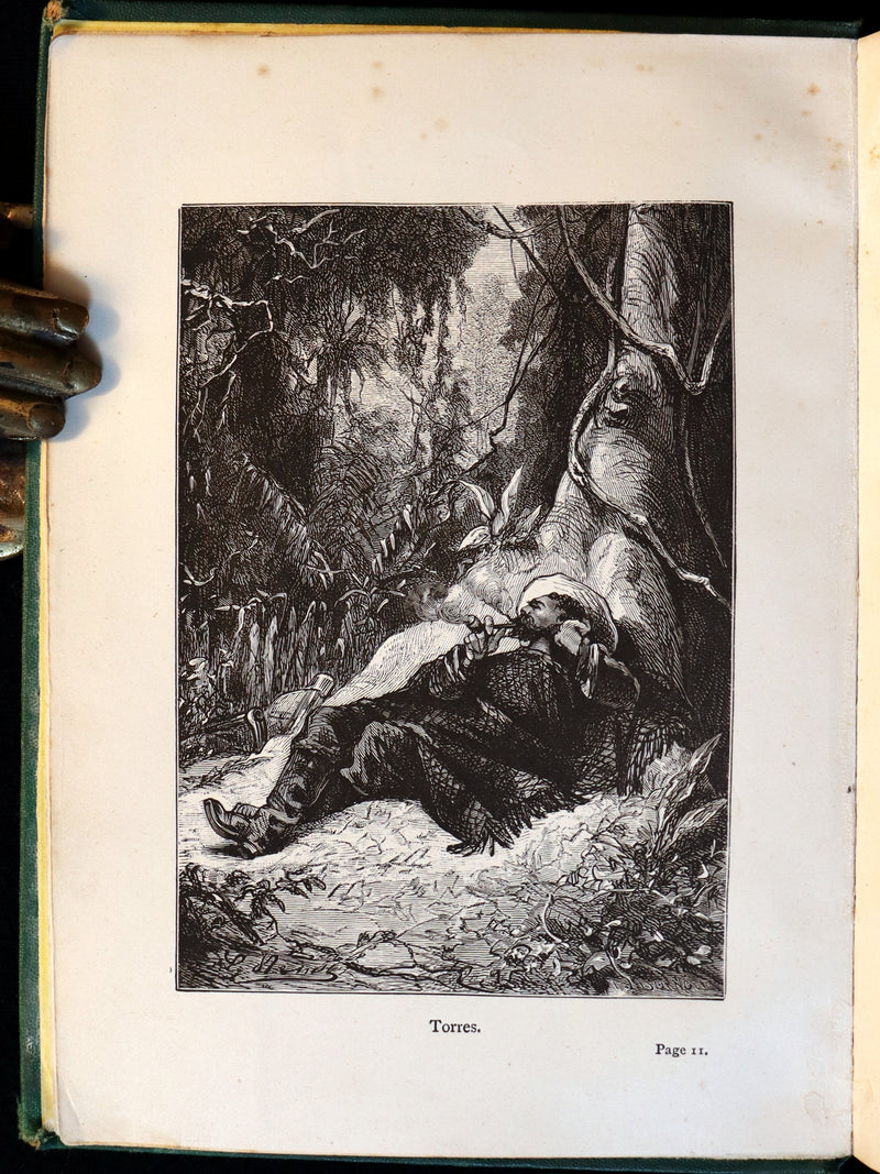 1889 Scarce Edition - Jules Verne - The Giant Raft: Eight Hundred Leagues on The Amazon