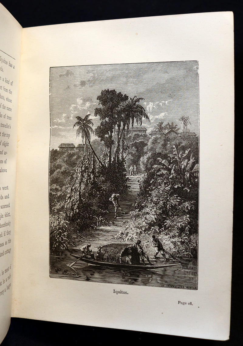 1889 Scarce Edition - Jules Verne - The Giant Raft: Eight Hundred Leagues on The Amazon