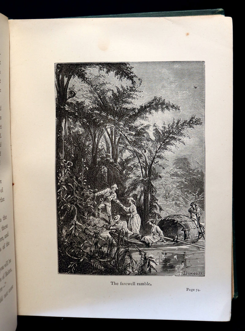 1889 Scarce Edition - Jules Verne - The Giant Raft: Eight Hundred Leagues on The Amazon