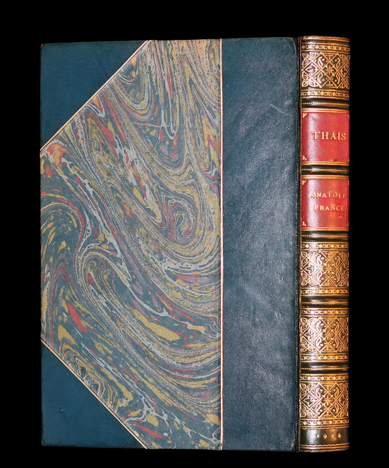 1924 Rare Book - THAIS  (Life of Saint Thaïs of Egypt) by Anatole France bound by SANGORSKI & SUTCLIFFE.