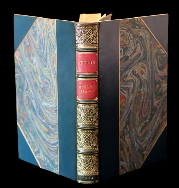 1924 Rare Book - THAIS  (Life of Saint Thaïs of Egypt) by Anatole France bound by SANGORSKI & SUTCLIFFE.