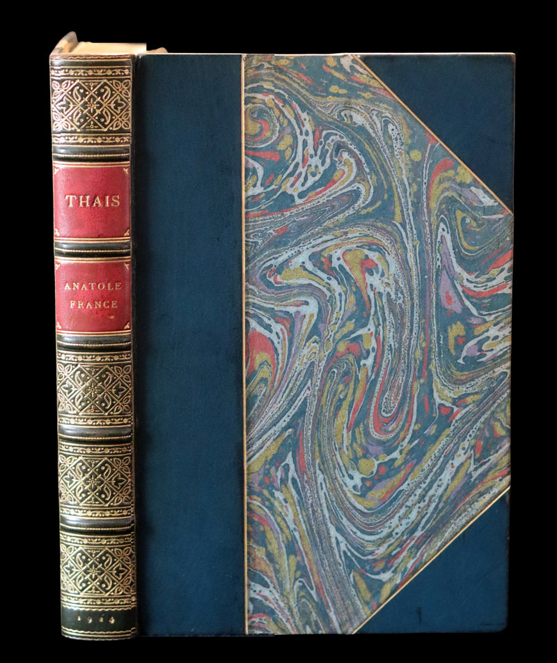 1924 Rare Book - THAIS  (Life of Saint Thaïs of Egypt) by Anatole France bound by SANGORSKI & SUTCLIFFE.
