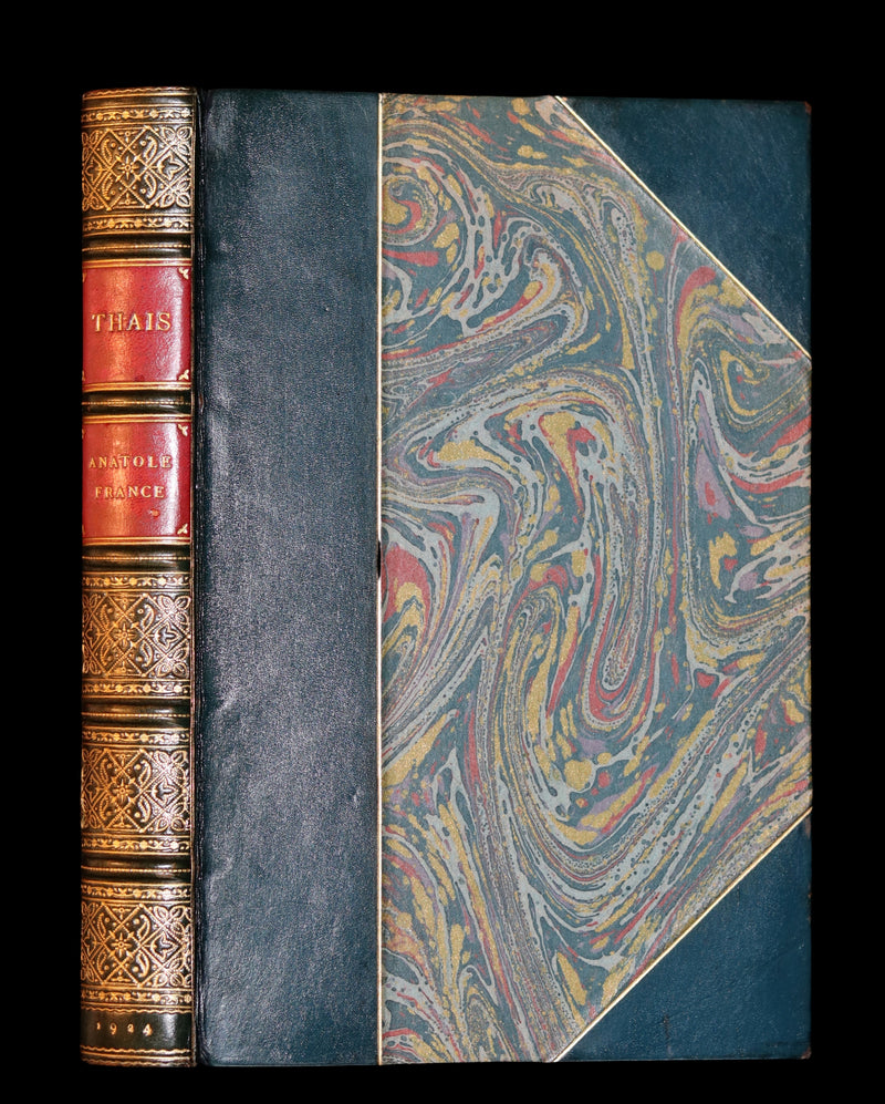 1924 Rare Book - THAIS  (Life of Saint Thaïs of Egypt) by Anatole France bound by SANGORSKI & SUTCLIFFE.