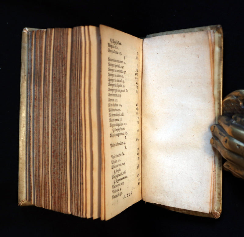 1656 Rare Latin vellum Book on Roman Law - In Extremum Pandectarum Titulum by Johann Jacob Wissenbach.