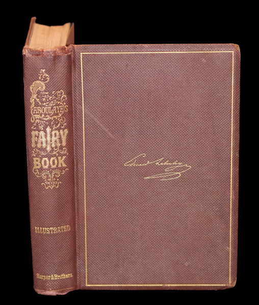 1867 Scarce Book - FAIRY Book by Edouard Laboulaye - illustrated. FIRST EDITION.