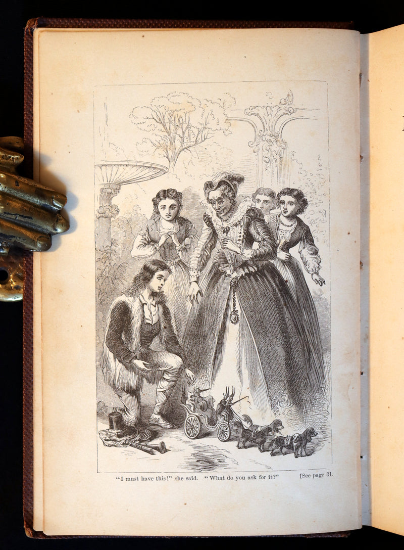 1867 Scarce Book - FAIRY Book by Edouard Laboulaye - illustrated. FIRST EDITION.