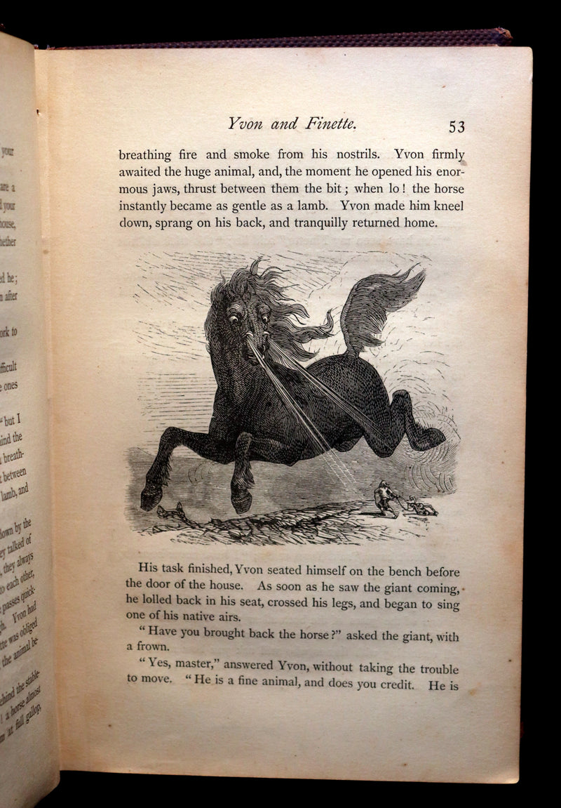 1867 Scarce Book - FAIRY Book by Edouard Laboulaye - illustrated. FIRST EDITION.