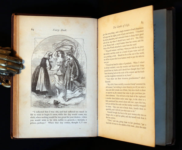 1867 Scarce Book - FAIRY Book by Edouard Laboulaye - illustrated. FIRST EDITION.