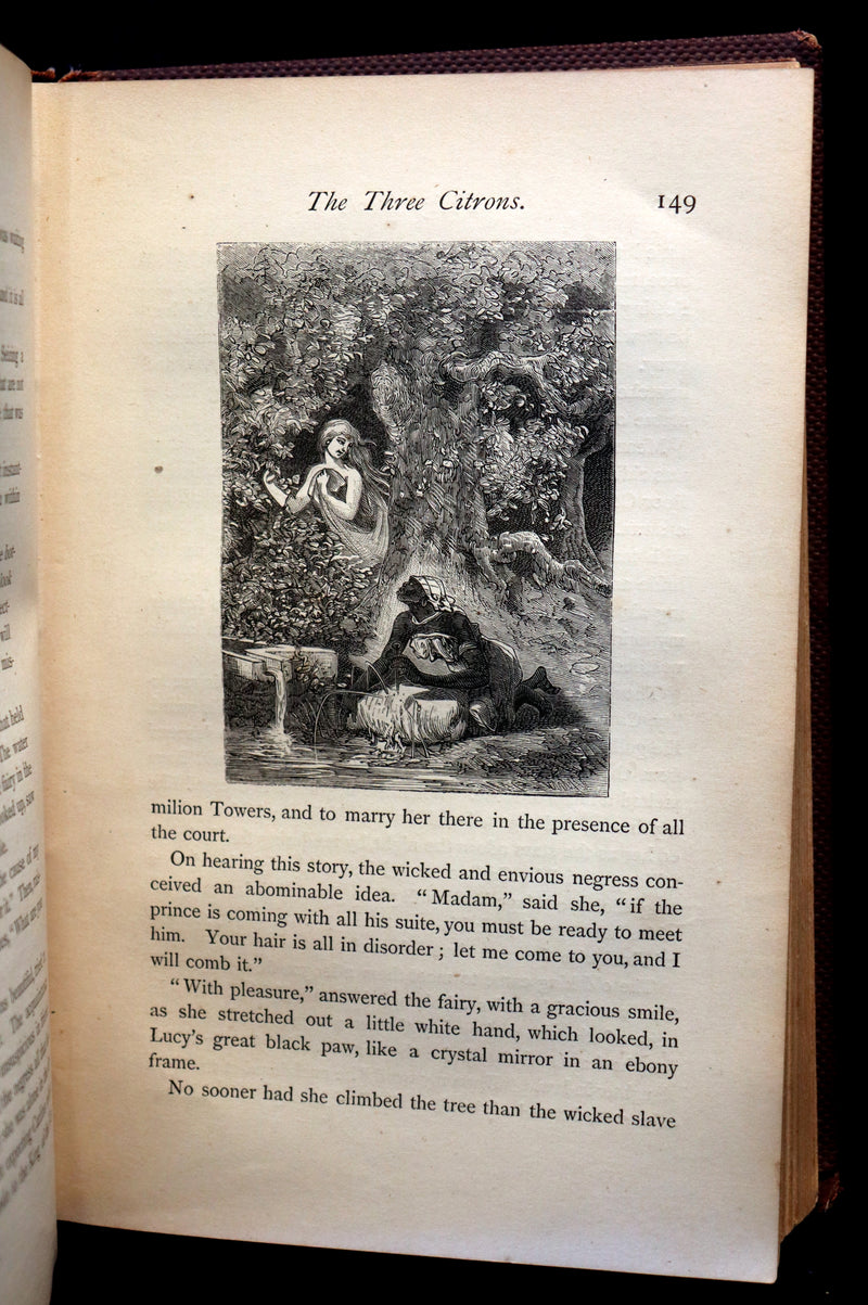 1867 Scarce Book - FAIRY Book by Edouard Laboulaye - illustrated. FIRST EDITION.