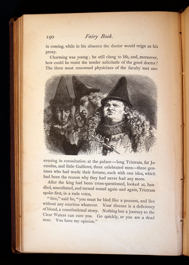 1867 Scarce Book - FAIRY Book by Edouard Laboulaye - illustrated. FIRST EDITION.