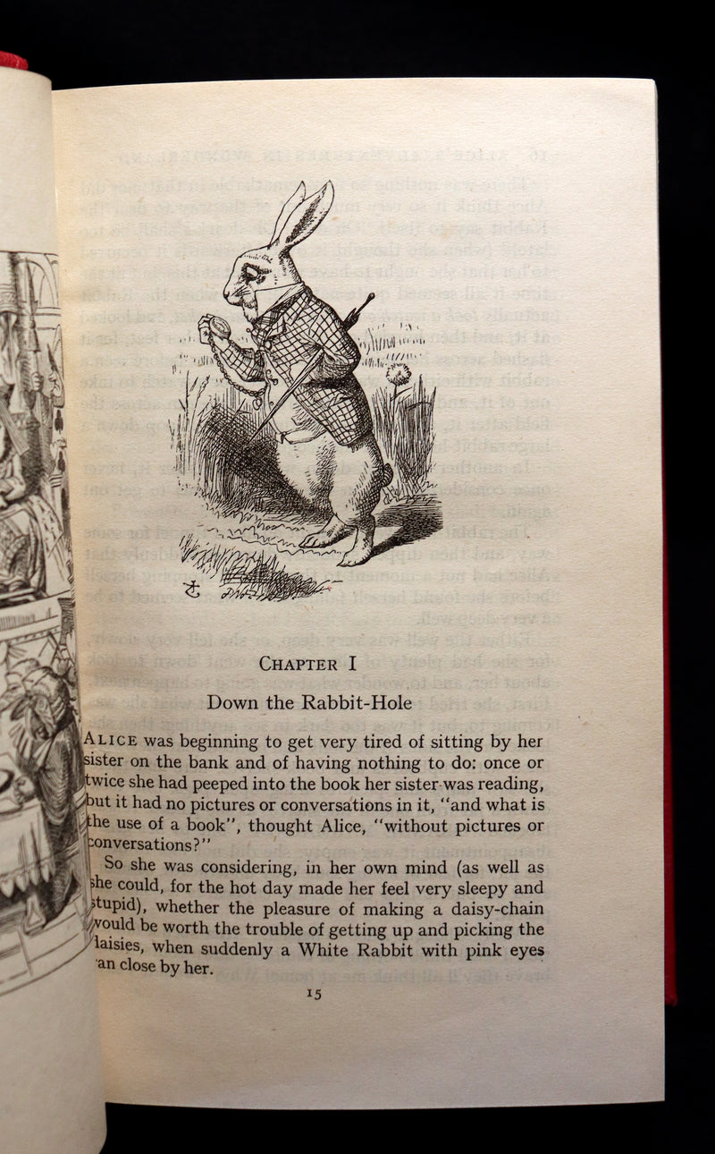 1939 Rare First Edition Book - Complete Works of Lewis Carroll including Alice's Adventures in Wonderland, Through the Looking-Glass, etc.