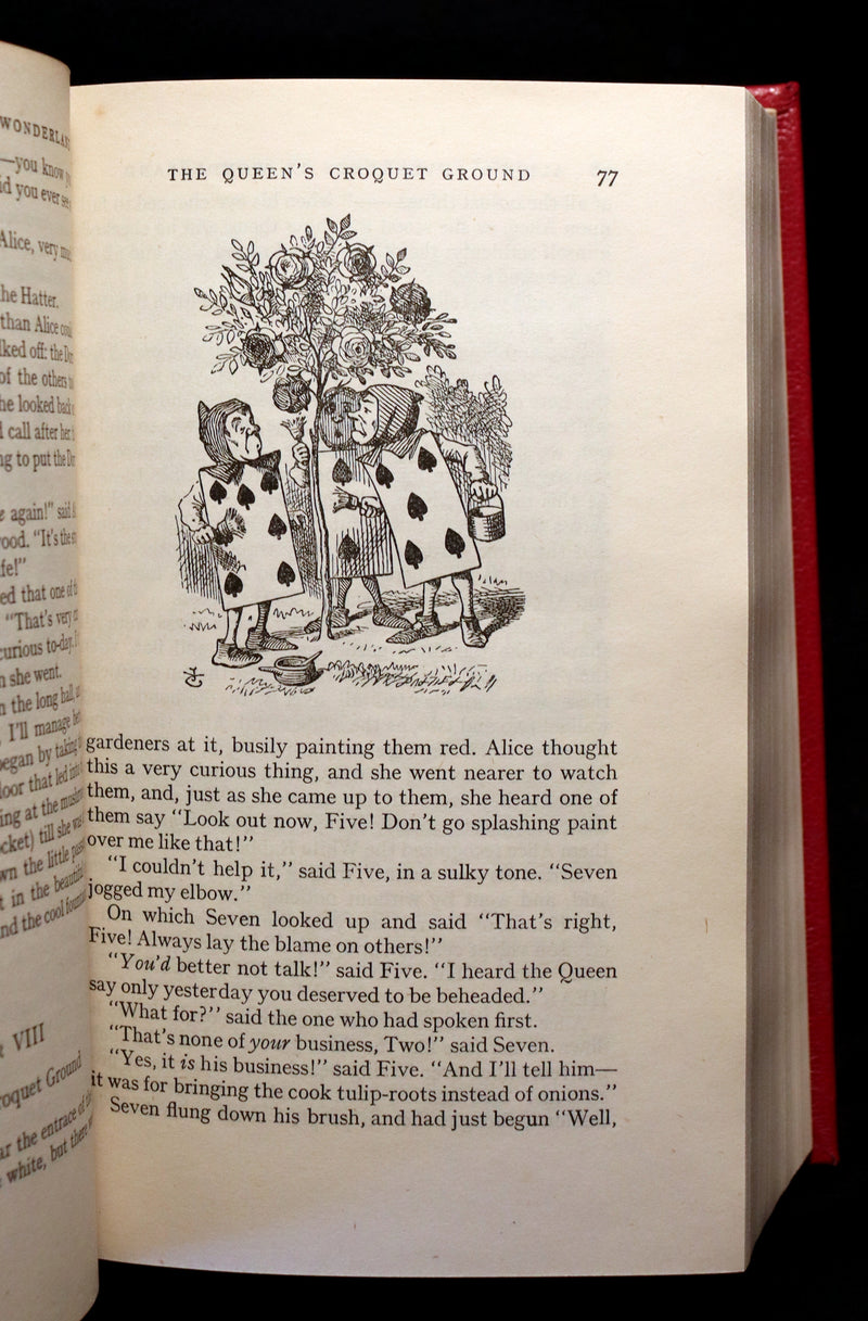 1939 Rare First Edition Book - Complete Works of Lewis Carroll including Alice's Adventures in Wonderland, Through the Looking-Glass, etc.