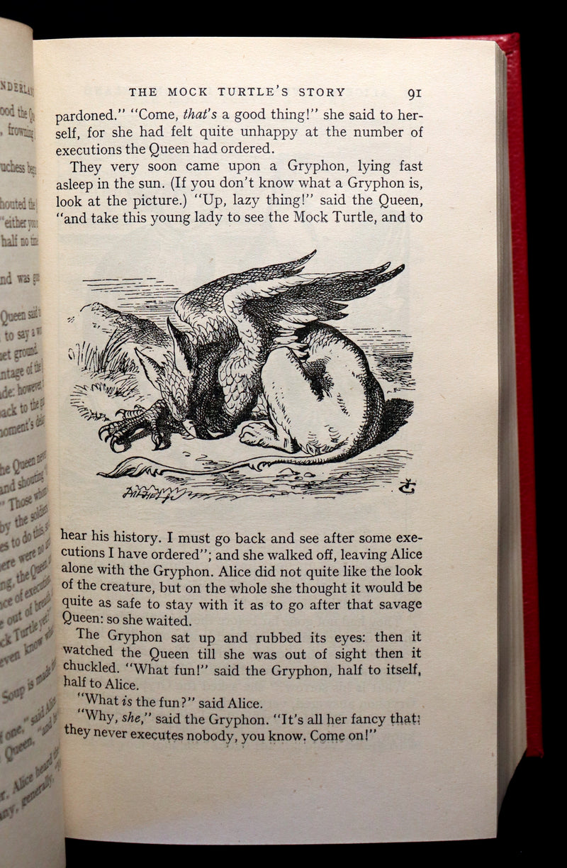 1939 Rare First Edition Book - Complete Works of Lewis Carroll including Alice's Adventures in Wonderland, Through the Looking-Glass, etc.