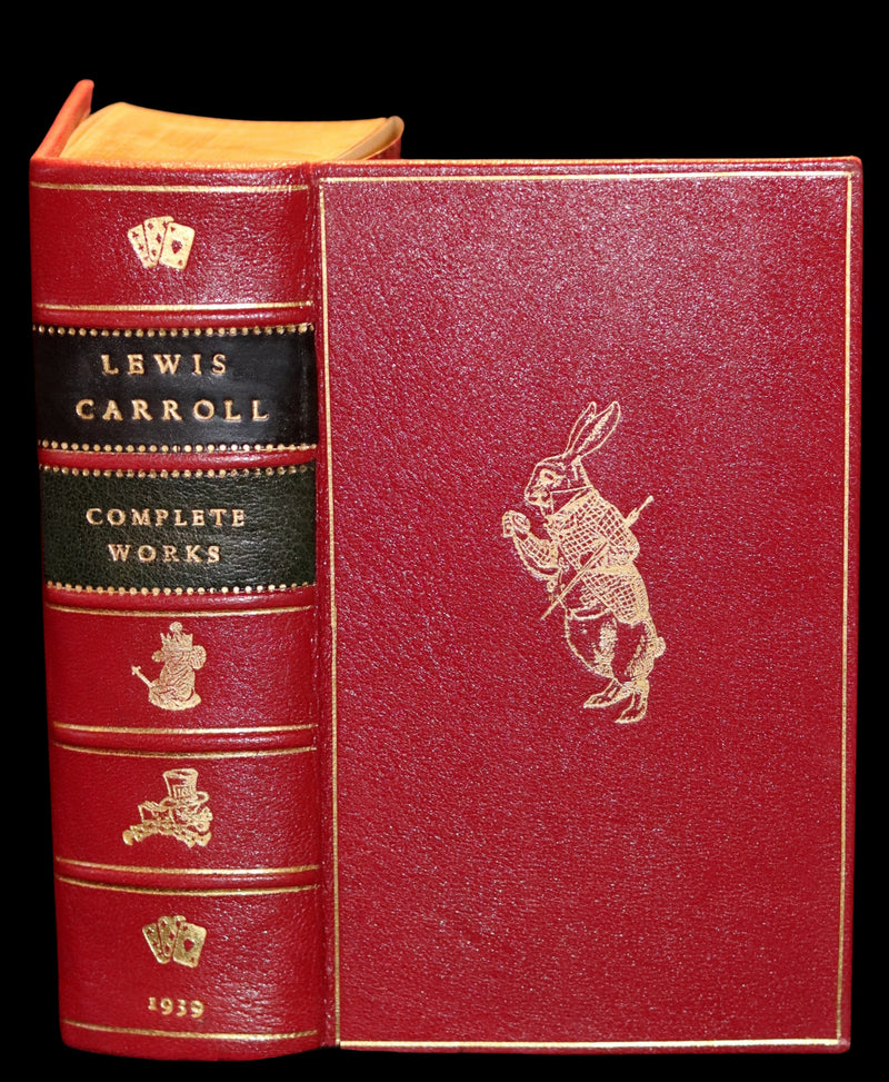 1939 Rare First Edition Book - Complete Works of Lewis Carroll including Alice's Adventures in Wonderland, Through the Looking-Glass, etc.