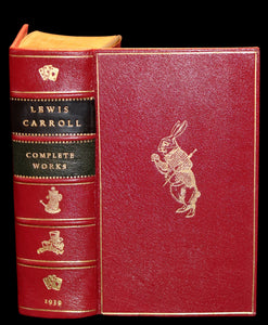 1939 Rare First Edition Book - Complete Works of Lewis Carroll including Alice's Adventures in Wonderland, Through the Looking-Glass, etc.