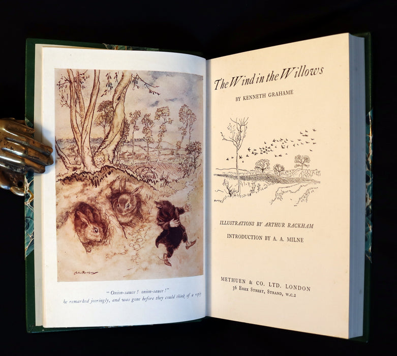 1950 Rare First Edition - The WIND IN THE WILLOWS illustrated by Arthur RACKHAM.