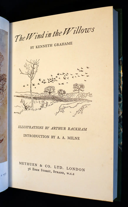 1950 Rare First Edition - The WIND IN THE WILLOWS illustrated by Arthur RACKHAM.