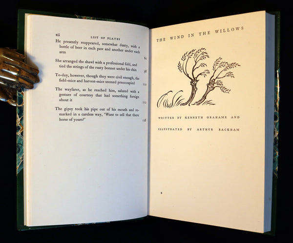 1950 Rare First Edition - The WIND IN THE WILLOWS illustrated by Arthur RACKHAM.