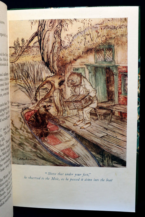 1950 Rare First Edition - The WIND IN THE WILLOWS illustrated by Arthur RACKHAM.