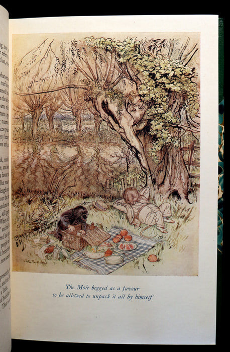 1950 Rare First Edition - The WIND IN THE WILLOWS illustrated by Arthur RACKHAM.