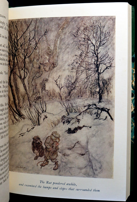 1950 Rare First Edition - The WIND IN THE WILLOWS illustrated by Arthur RACKHAM.