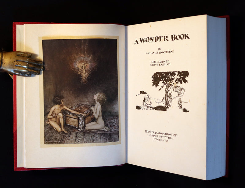 1922 Rare First Edition - A WONDER BOOK by Nathaniel Hawthorne illustrated by Arthur RACKHAM.