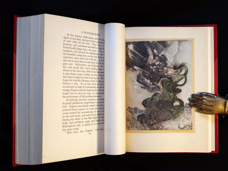 1922 Rare First Edition - A WONDER BOOK by Nathaniel Hawthorne illustrated by Arthur RACKHAM.