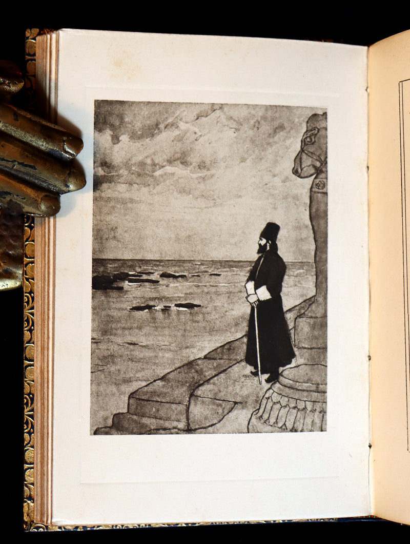 1900 Beautiful Ramage Binding - Rubaiyat of Omar Khayyam wonderfully Illustrated by James Gilbert.