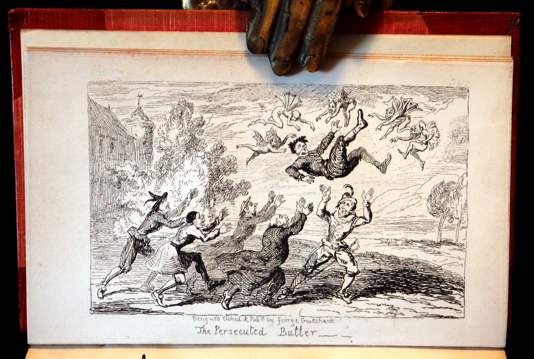 1868 Scarce Edition - Demonology & Witchcraft - WITCHES & FAIRIES with 6 illustrations by Cruikshank.