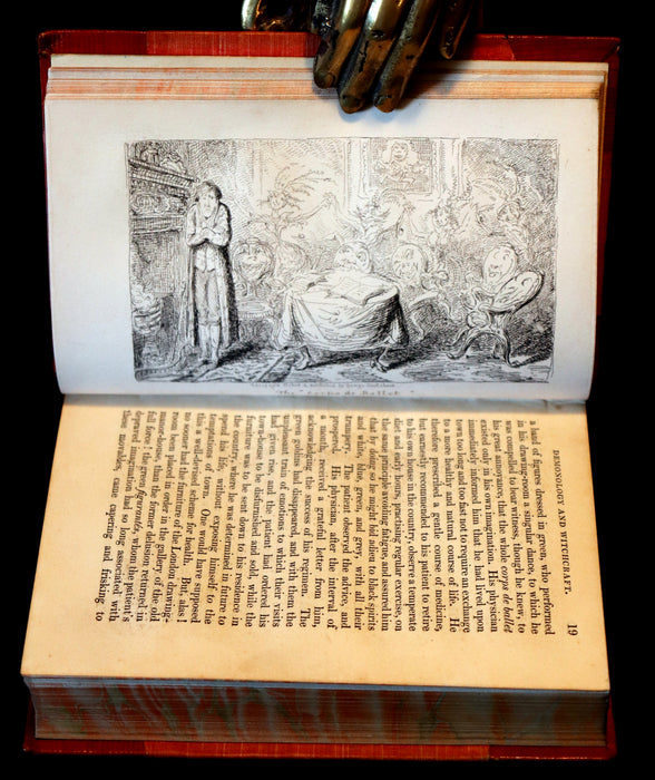 1868 Scarce Edition - Demonology & Witchcraft - WITCHES & FAIRIES with 6 illustrations by Cruikshank.