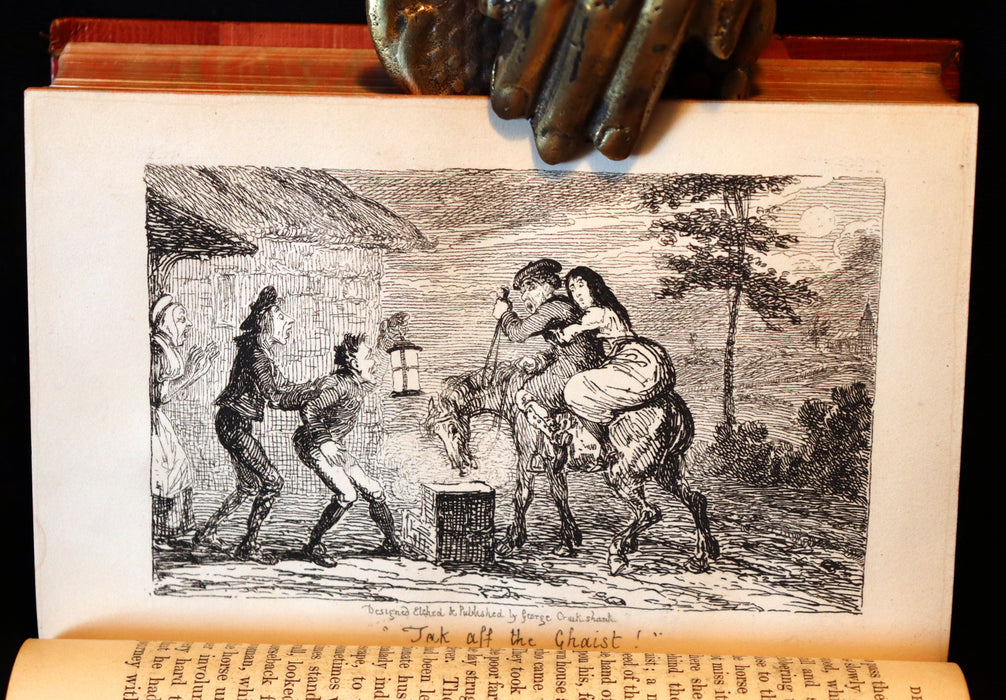 1868 Scarce Edition - Demonology & Witchcraft - WITCHES & FAIRIES with 6 illustrations by Cruikshank.