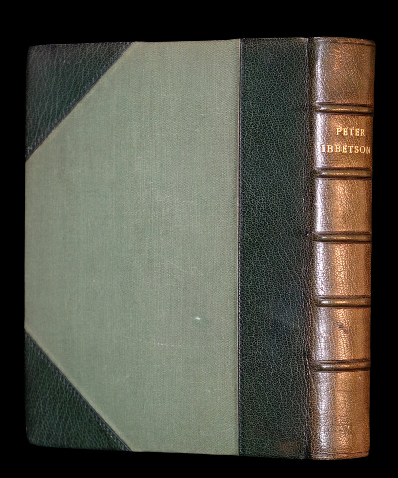 1896 Rare Book - Peter Ibbetson - A strange tale of Communication through Dreams by George Du Maurier.
